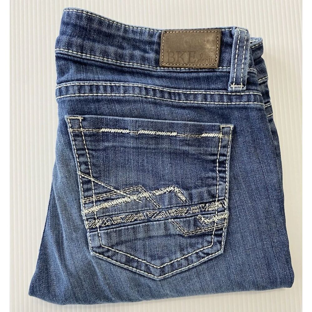 BKE Women's Dakota Jeans Denim Skinny Stretch Size 28R (actual 30x31) - Picture 4 of 12